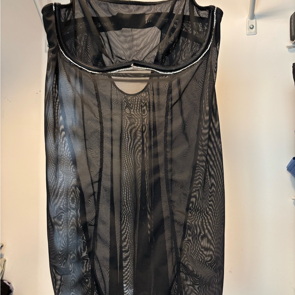 Target Black Sheer Chemise